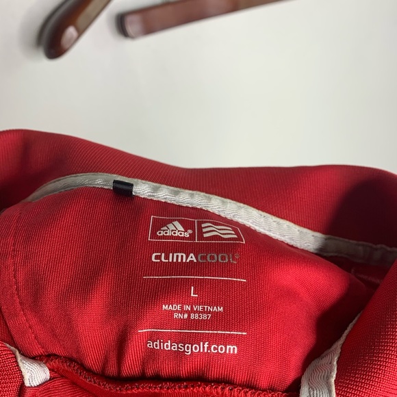 Adidas Clima Cool Striped Golf Lightweight Polo Lg - Picture 6 of 6